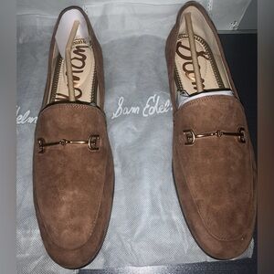 Sam Edelman Women's Loraine Bit Loafer, Terra Toffee Suede Size 9.5